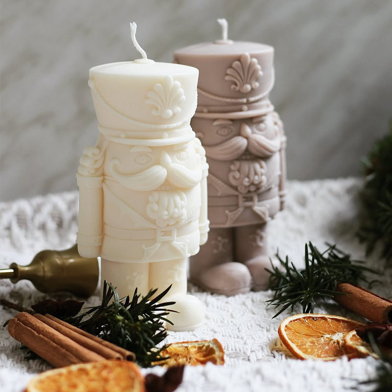 Nutcrackers Soldier Candle Mol - مراجعة Candle Making Fat وسعره