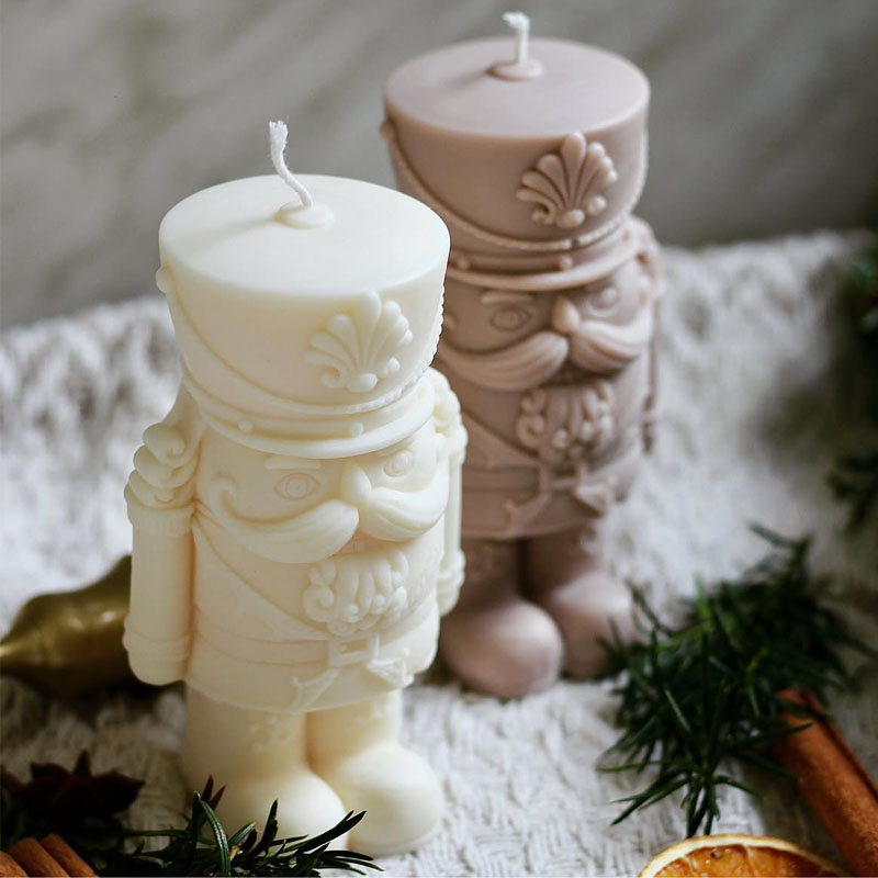 Nutcrackers Soldier Candle Mol - مراجعة Candle Making Fat وسعره