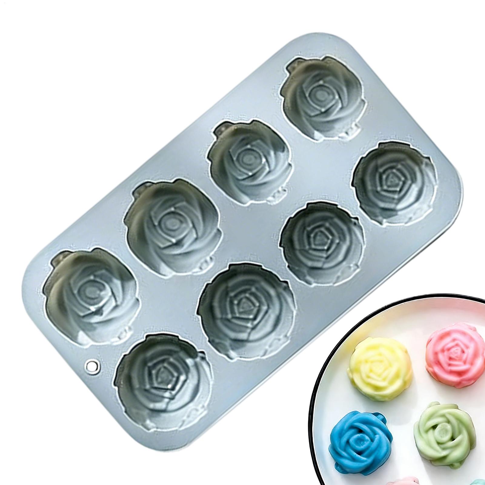 8 Holes Rose Flower Silicone M - مراجعة Candle Making Supplies وسعره