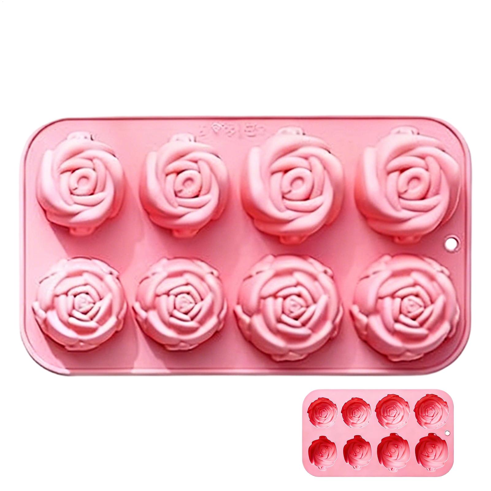 8 Holes Rose Flower Silicone M - مراجعة Candle Making Supplies وسعره