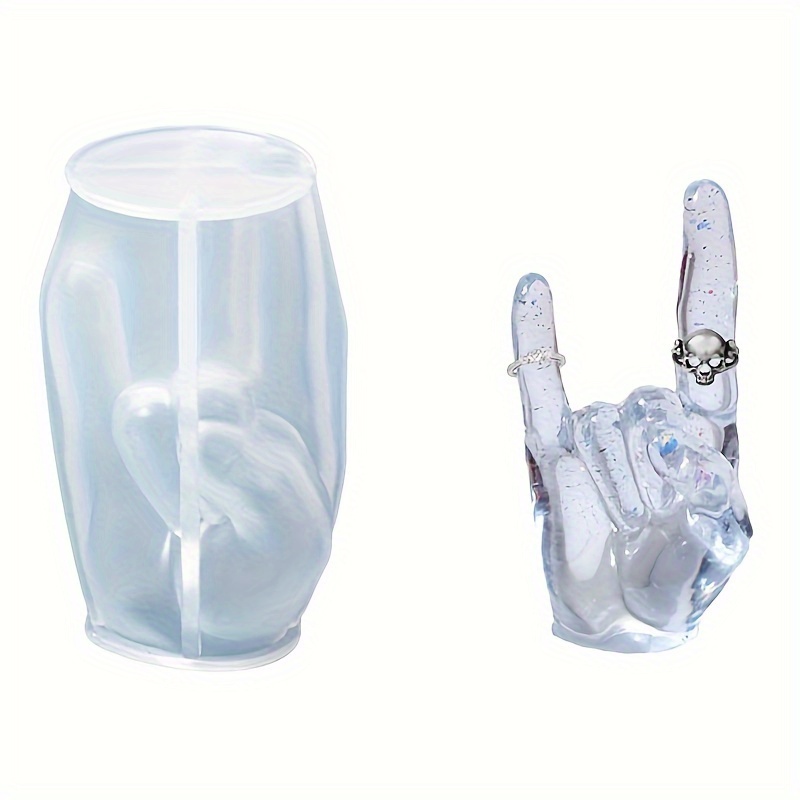 1pc Large Rock Gesture Silicon - مراجعة Candle Making Tutorial وسعره