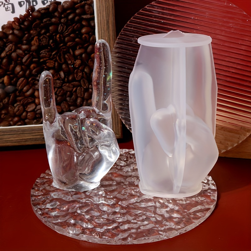 1pc Large Rock Gesture Silicon - مراجعة Candle Making Tutorial وسعره
