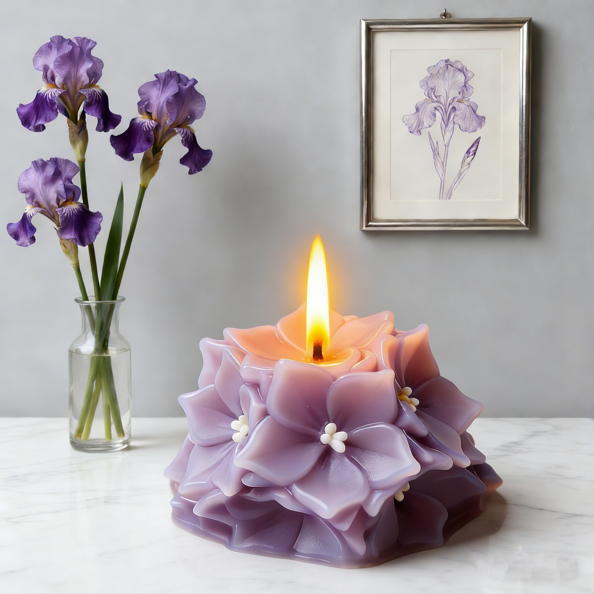 Decorative Floral Mold Scented - مراجعة Candle Making Workshops وسعره
