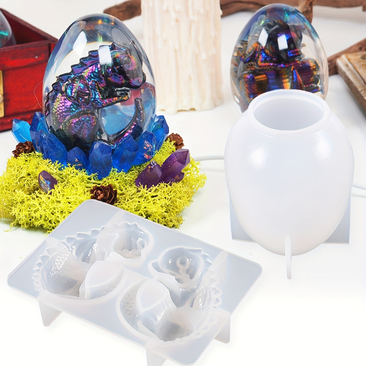 Silicone Dragon Egg Molds, 2-P - مراجعة Candle Making Kits وسعره