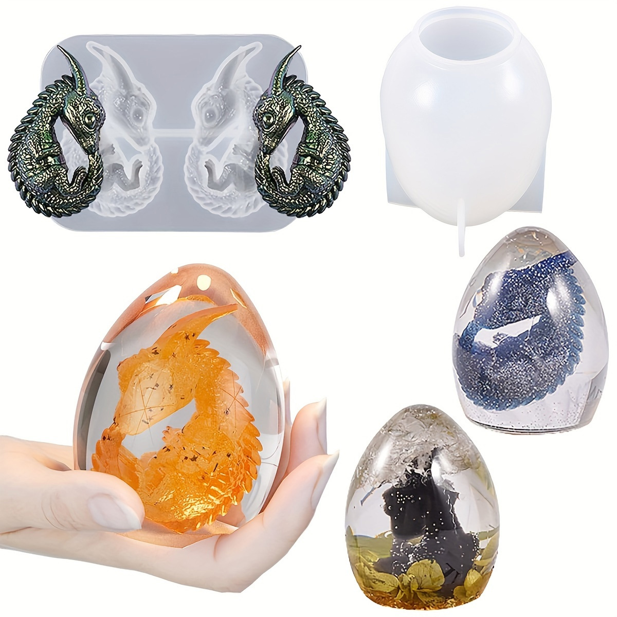 Silicone Dragon Egg Molds, 2-P - مراجعة Candle Making Kits وسعره