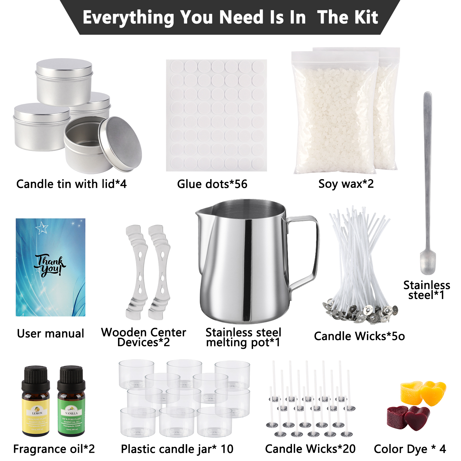 Simple DIY candle-making set,  - مراجعة Candle Making Kit For Kids وسعره