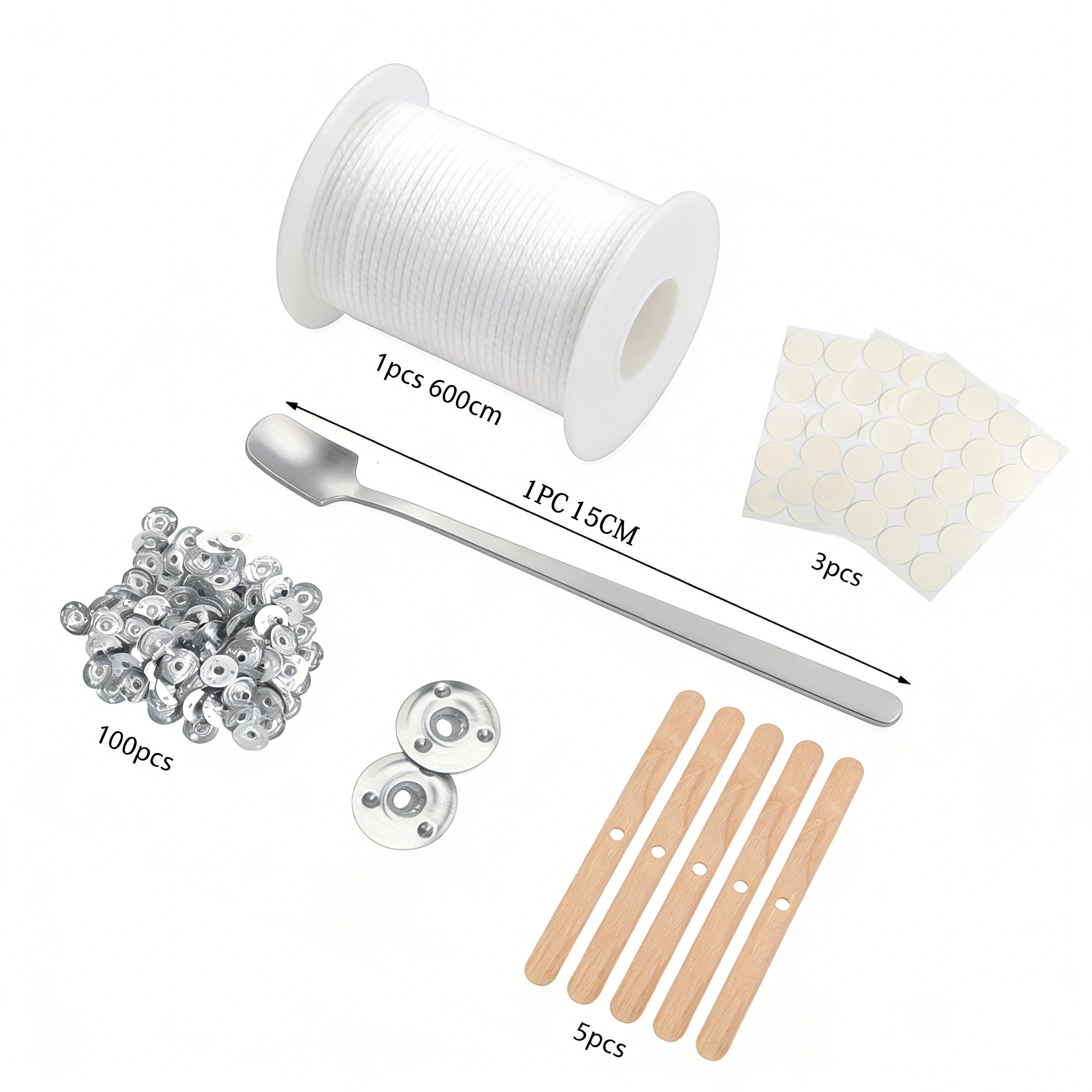 Premium DIY Candle Making Kit: - مراجعة Candle Making Wicks وسعره
