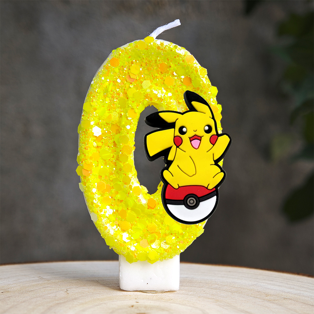 Cartoon Pikachu Cake Topper Ca - مراجعة Candle Making Kit For Kids وسعره