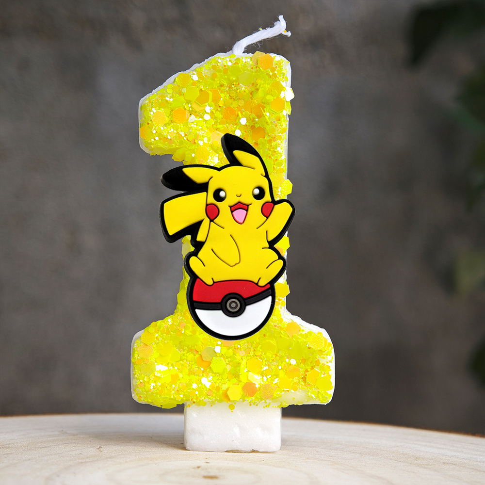 Cartoon Pikachu Cake Topper Ca - مراجعة Candle Making Kit For Kids وسعره