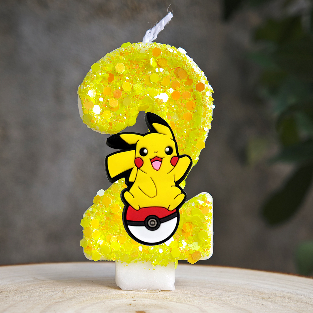 Cartoon Pikachu Cake Topper Ca - مراجعة Candle Making Kit For Kids وسعره