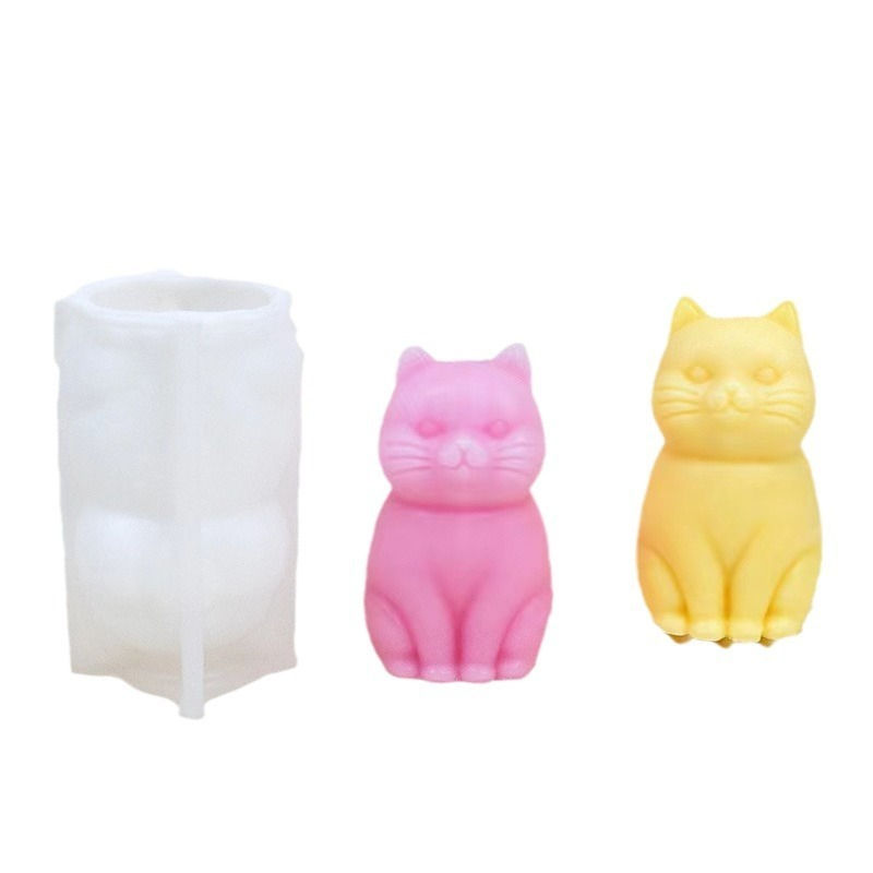 3D fat cat  Animal Silicone Ca - مراجعة Candle Making Fat وسعره