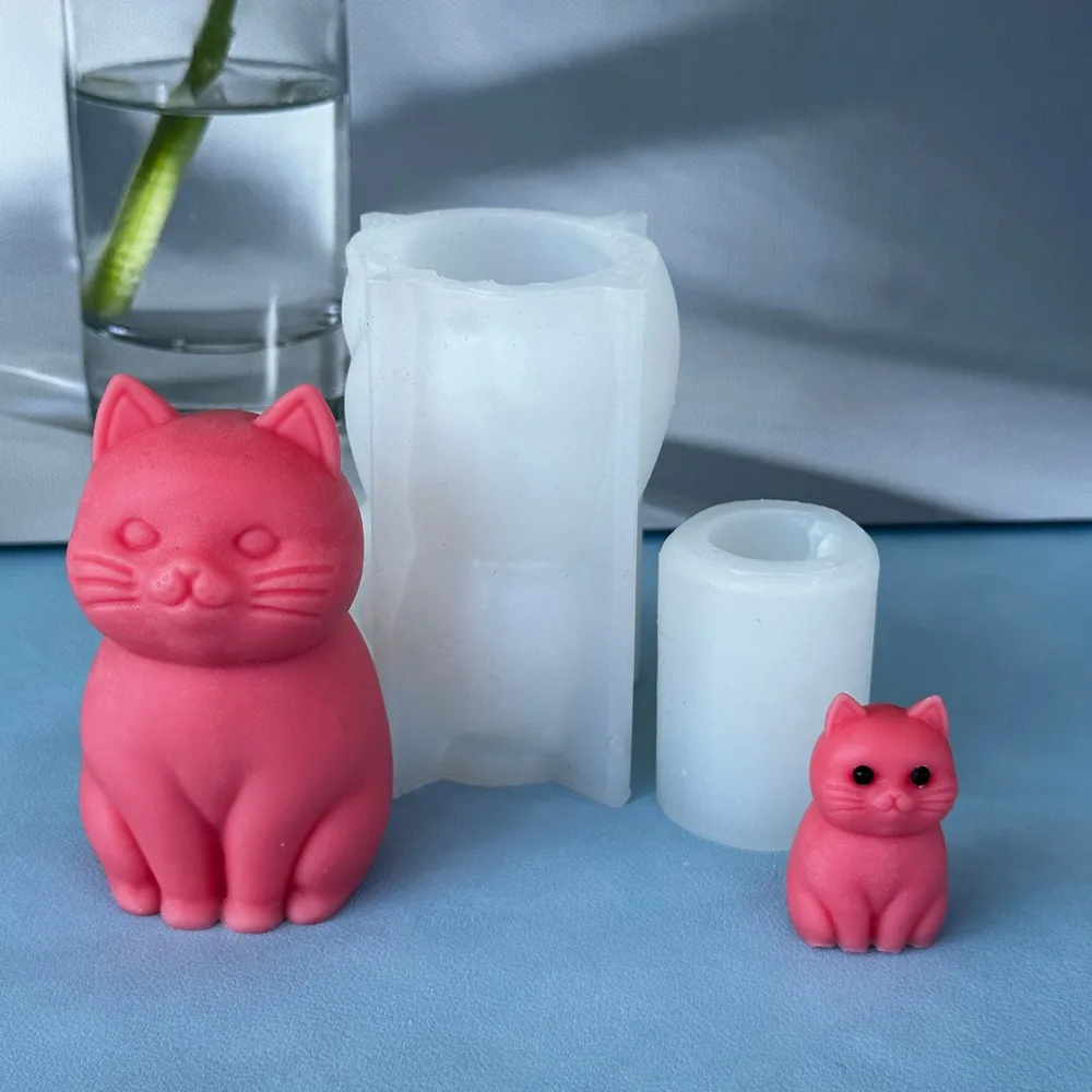 3D fat cat  Animal Silicone Ca - مراجعة Candle Making Fat وسعره