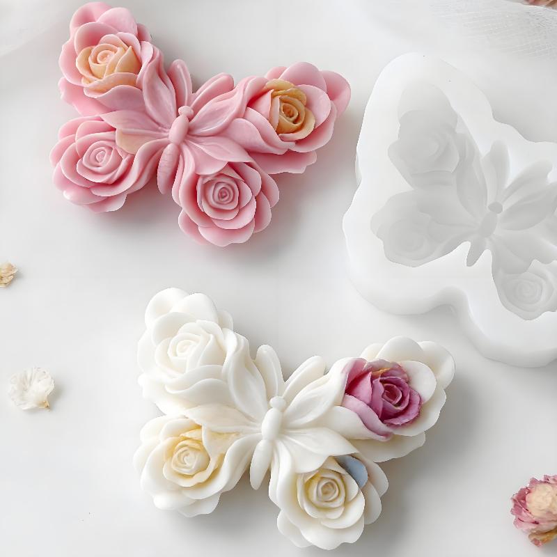 DIY Rose Butterfly Form Silico - مراجعة Candle Making Supplies وسعره