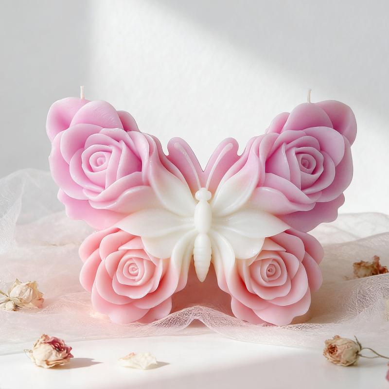 DIY Rose Butterfly Form Silico - مراجعة Candle Making Supplies وسعره