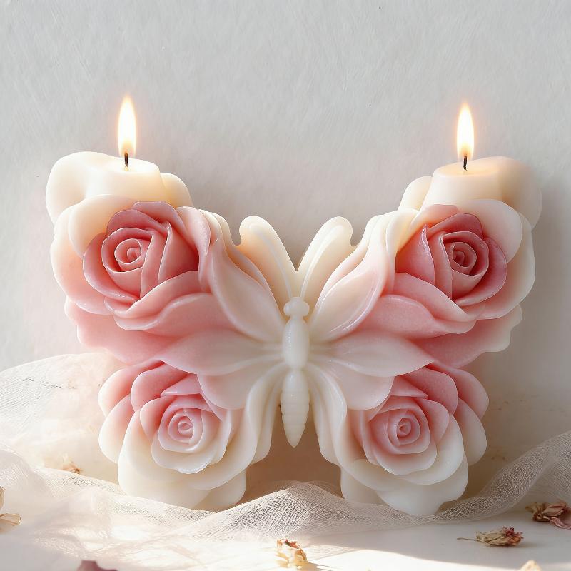 DIY Rose Butterfly Form Silico - مراجعة Candle Making Supplies وسعره