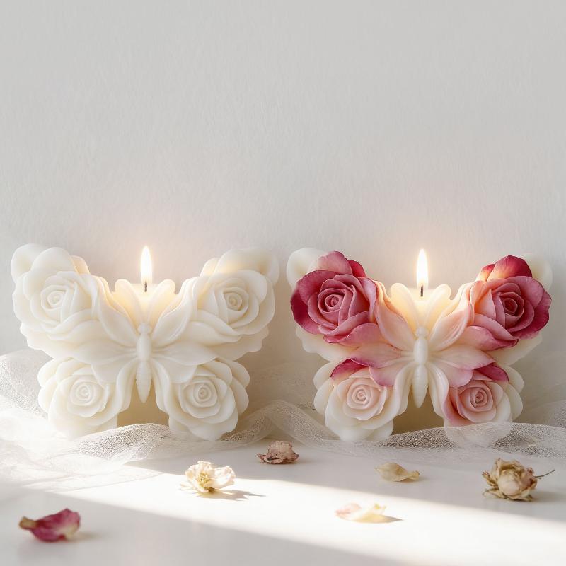 DIY Rose Butterfly Form Silico - مراجعة Candle Making Supplies وسعره