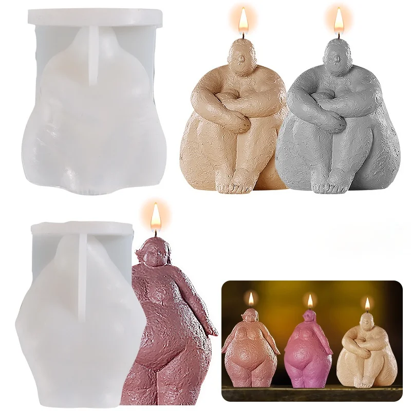 New Abstract Body Silicone Can - مراجعة Candle Making Fat وسعره