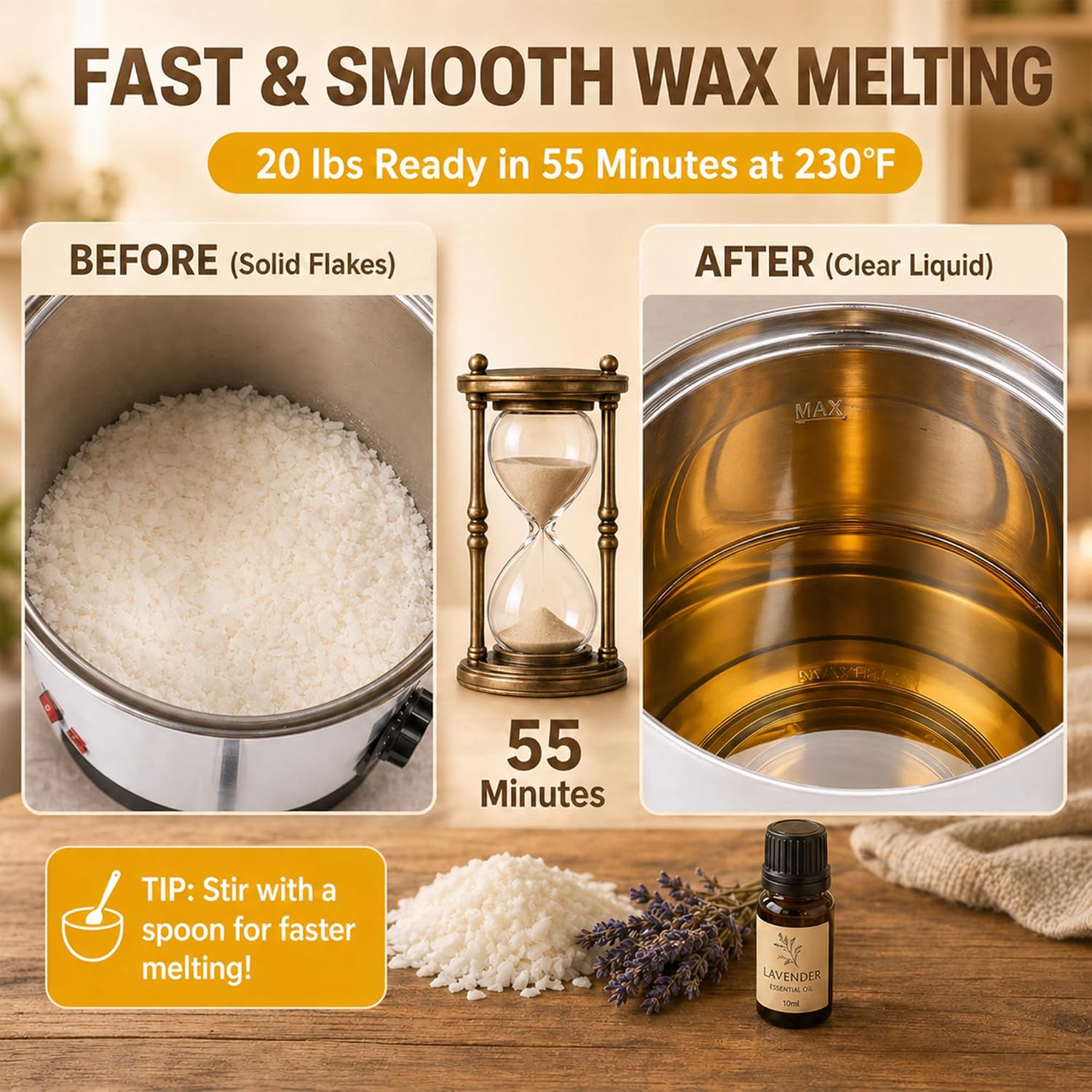 10L Wax Melter for Candle Maki - مراجعة Candle Making Tempe وسعره