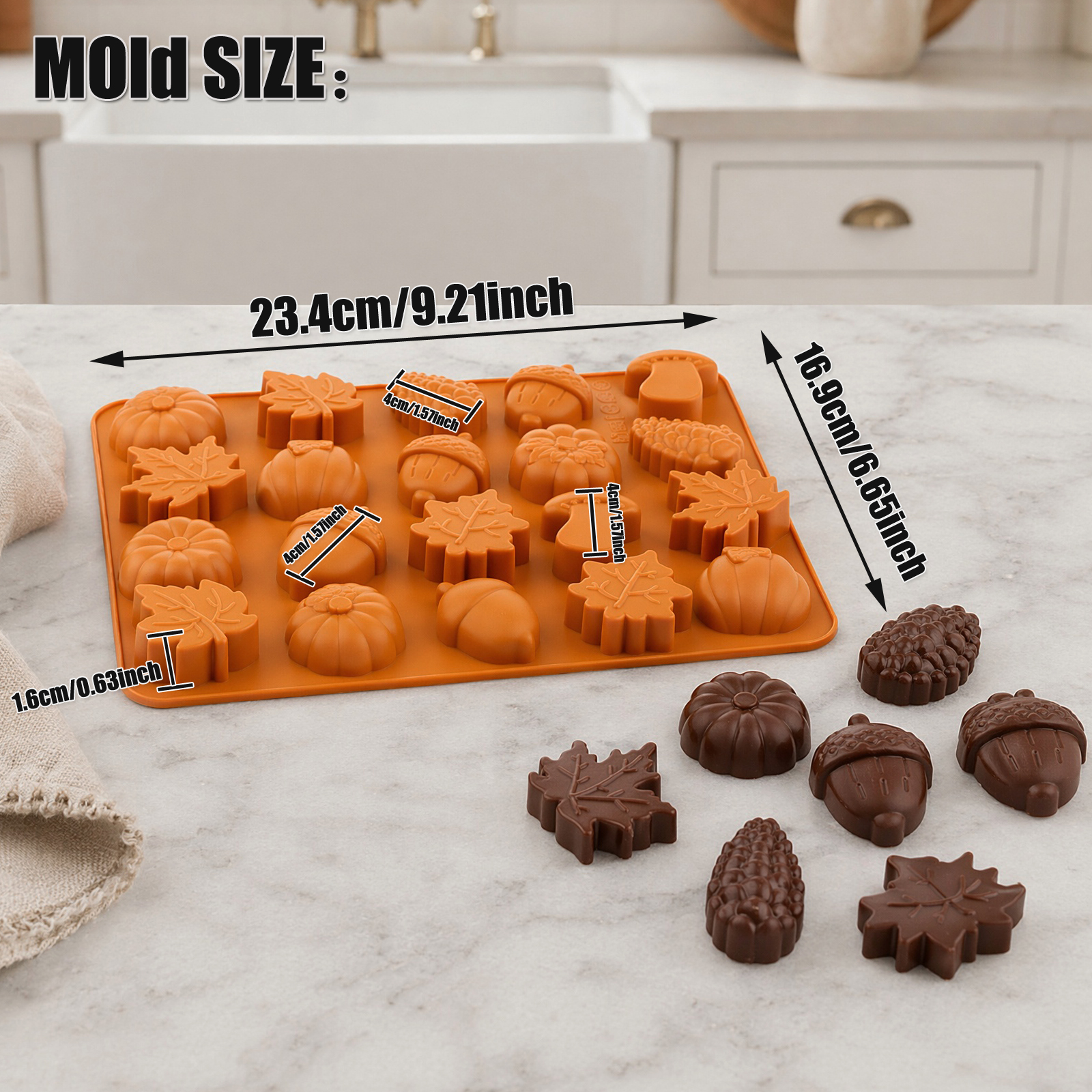 Harvest Silicone Baking Mold w - مراجعة Candle Making Tutorial وسعره