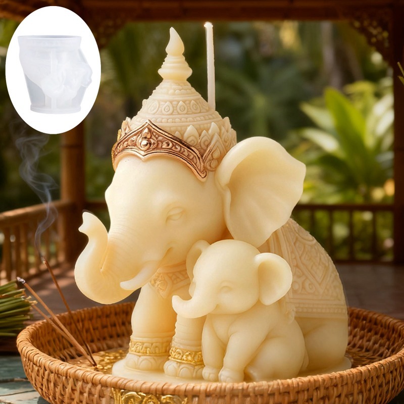 Thai Mother Child Elephant Aro - مراجعة Candle Making Kit For Kids وسعره