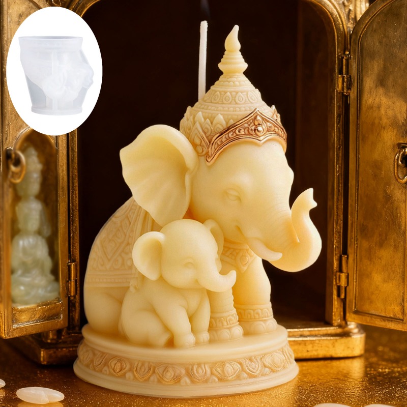 Thai Mother Child Elephant Aro - مراجعة Candle Making Kit For Kids وسعره
