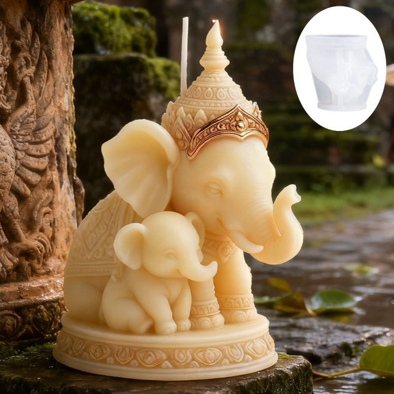Thai Mother Child Elephant Aro - مراجعة Candle Making Kit For Kids وسعره