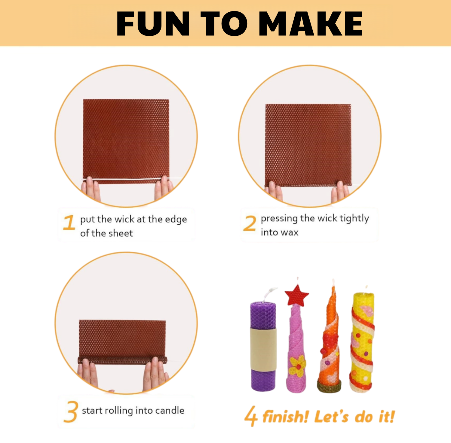 Beeswax Candle Making Kit 12pc - مراجعة Candle Making Kit For Kids وسعره