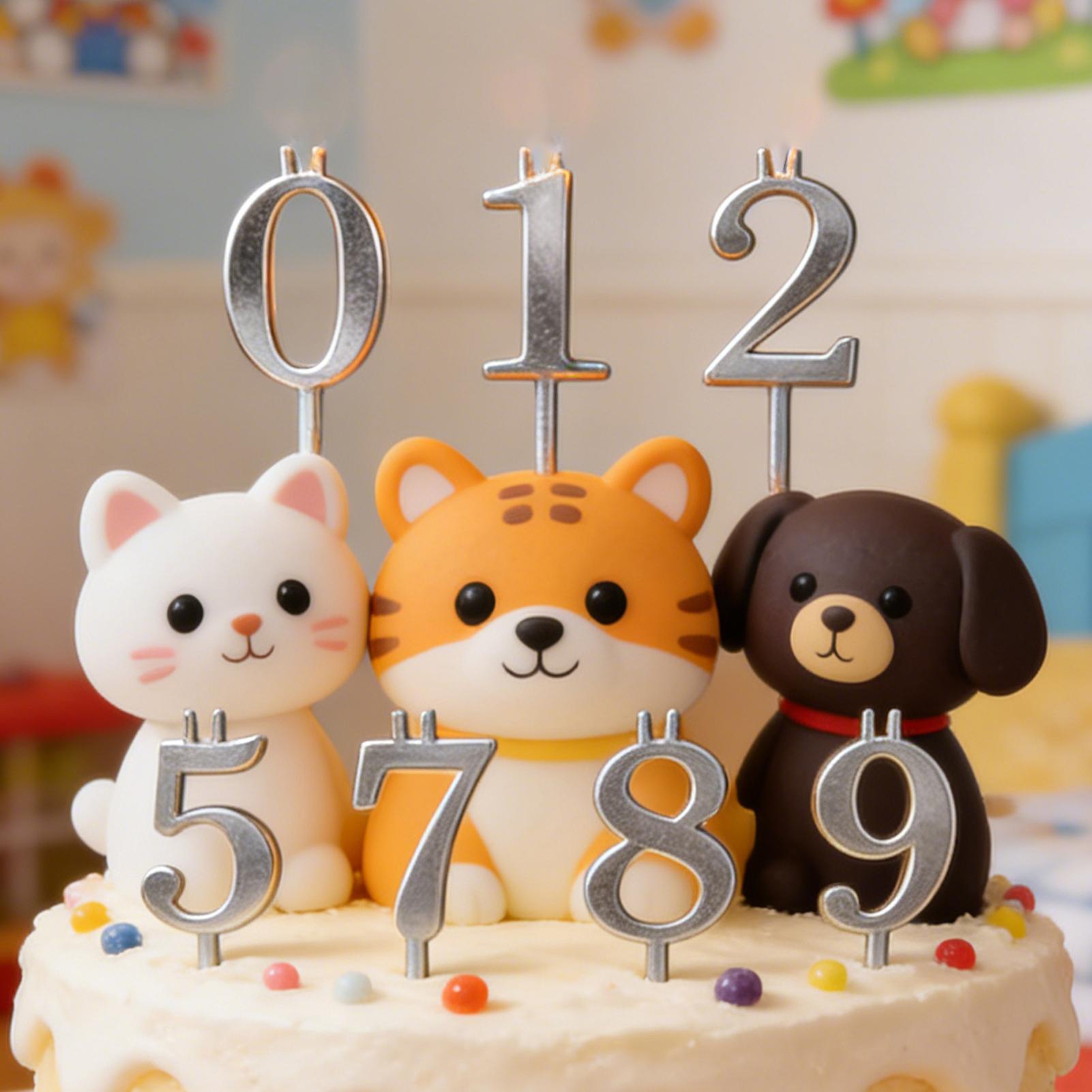 10pcs 0-9 Number Cake Toppers  - مراجعة Candle Making Supplies وسعره